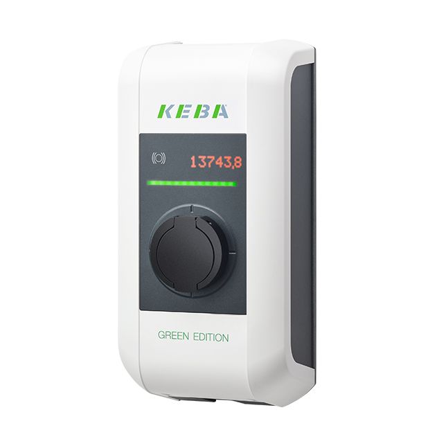 Keba C-Serie mit Steckdose mit MID und RFID 